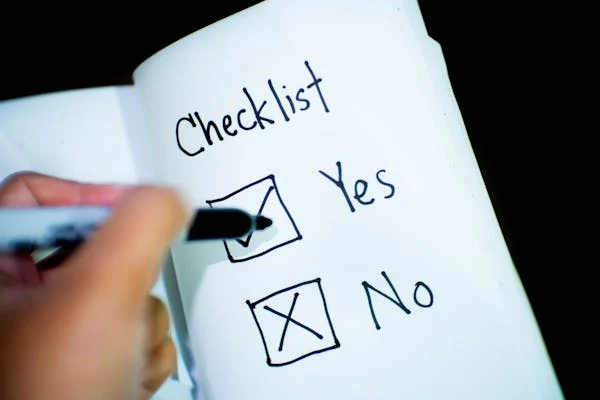 Work From Home Ergonomics Checklist